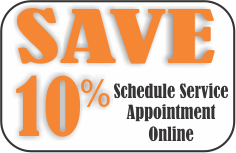 Schedule Service Online - Save 10%